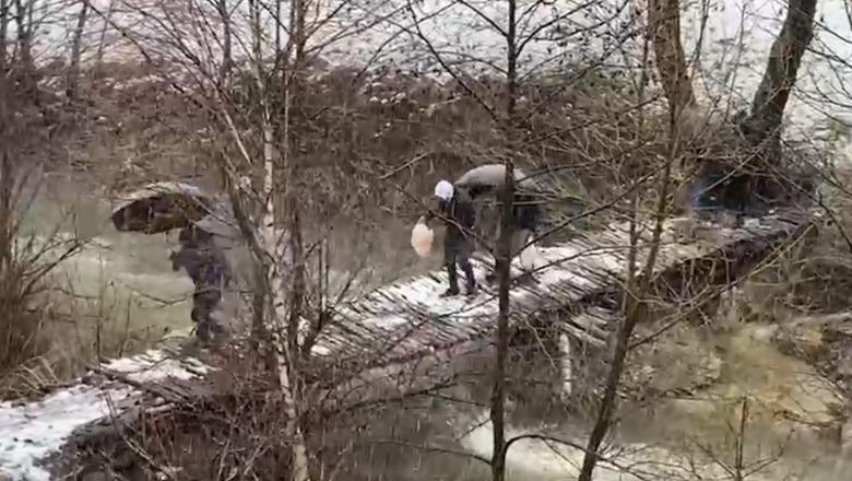 Prej një viti pa urë, izolohen 70 banorë në Shishtavec të Kukësit