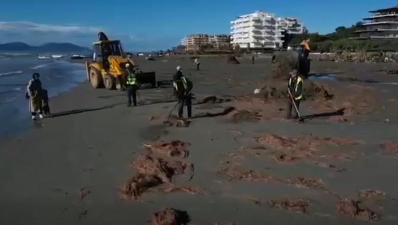 Aksioni për pastrimin e Plazhit të Vjetër në Vlorë, Rama publikon pamjet