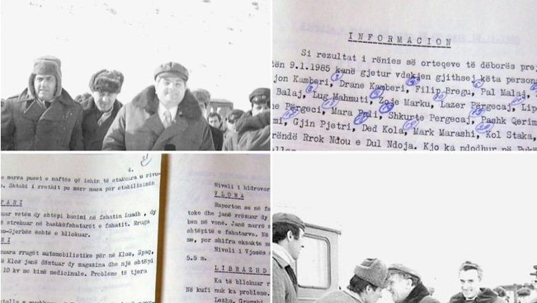 Temperatura - 25 gradë, dëbora 2-3 m., dhjetëra të vdekur nga orteqet! Zbulohet dokumenti sekret për motin e keq që ‘gjunjëzoi’ Shqipërinë në 1985