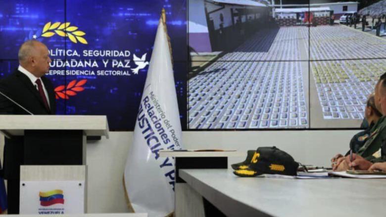 Kapen mbi 6.8 tonë drogë në Venezuelë: Ministri Cabello: Janë të mafias shqiptare që operon në Ekuador!