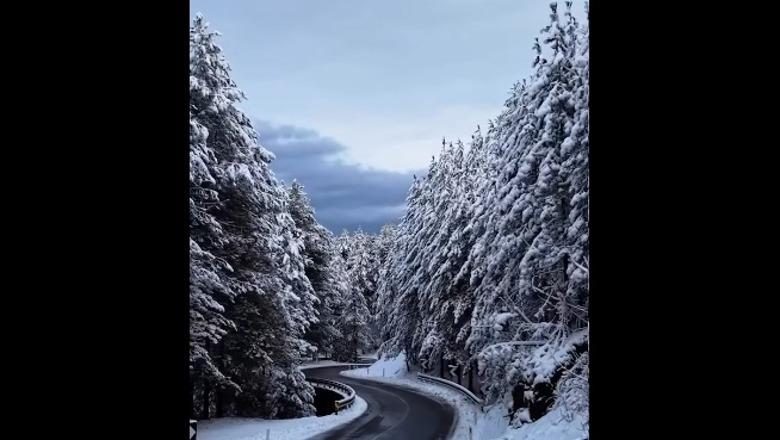 Nën 'petkun' e dëborës, pamjet mahnitëse nga Puka