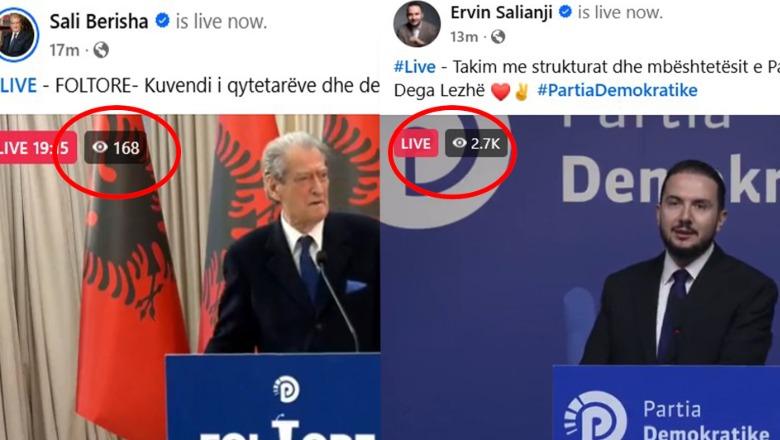 FOTOLAJM/ Salianji mund Berishën në përballjen online