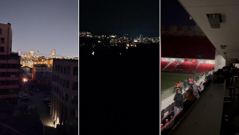 Një pjesë e Tiranës pa energji elektrike, shkak defekti në linjën e OST. Për 40 minuta u ndërpre ndeshja Dinamo-Vllaznia