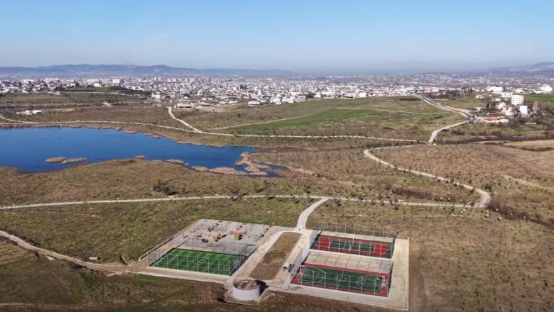 Vijon transformimi i parkut të liqenit të Paskuqanit, ambientet sportive dhe këndi i lojërave për fëmijë drejt përfundimit