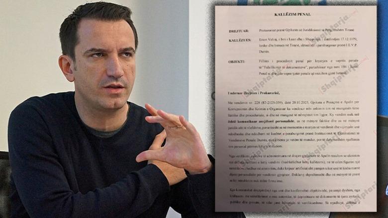 ‘Nuk e firmosa unë njoftimin për vendimin e Apelit të GJKKO-së’, Veliaj depoziton kallëzim penal në Prokurorinë e Tiranës për falsifikim dokumentesh