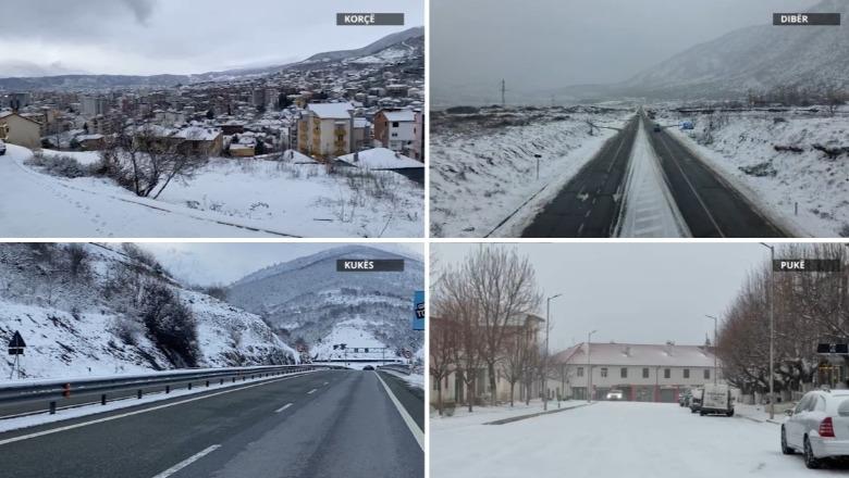 I ftohti mbërthen vendin, stuhia e dëborës sjell probleme në rrugë e energji! Drejt Dardhës vetëm me zinxhirë, kujdes në Rrugën e Kombit dhe Rrugën e Arbrit