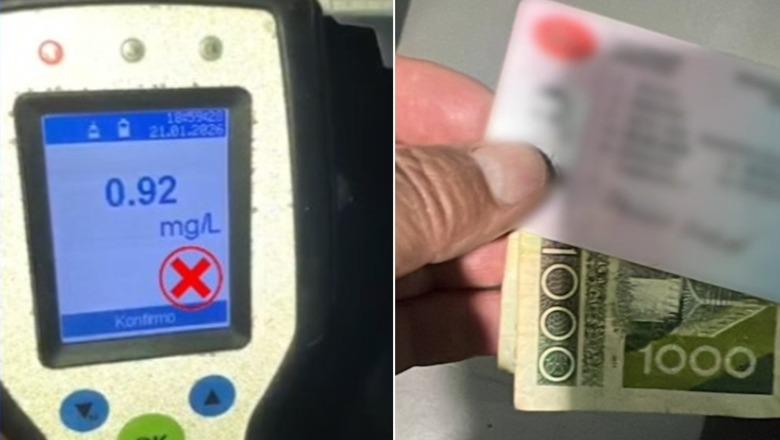 I dehur në timon, arrestohet 43-vjeçari në Durrës! Tentoi të korruptojë punonjësit e policisë për të shmangur testin e alkoolit