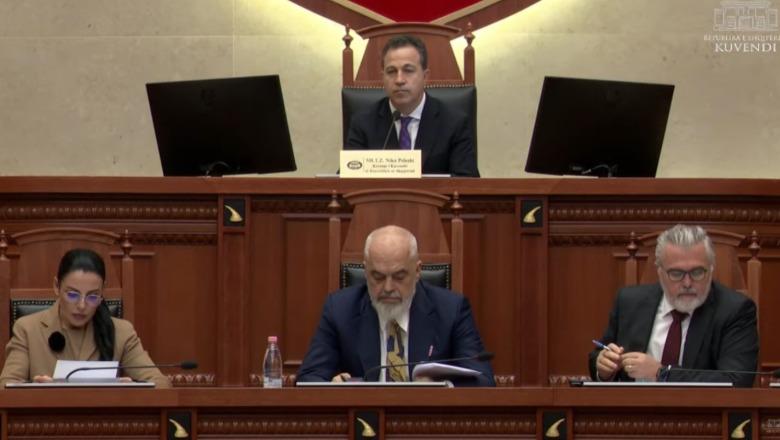Ratifikimi i marrëveshjes për aderimin e Shqipërisë në Bordin e Paqes, kryeministri Rama i bashkohet seancës