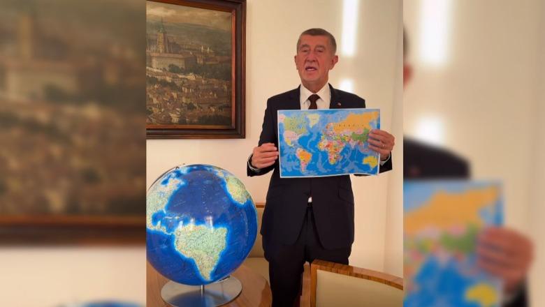 Bleu një glob për të parë se ku ndodhet Groenlanda! Plasin batutat në rrjet kundër kryeministrit çek