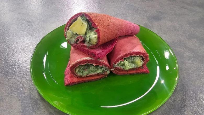 Krepa me tërshërë dhe panxhar nga zonja Albana