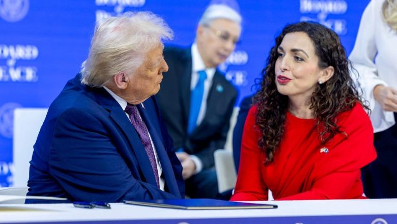 'Besoj në udhëheqjen e Trump', Vjosa Osmani: Bordi i Paqes nuk zëvendëson OKB-në, do ndihmojë vendet të arrijnë paqen
