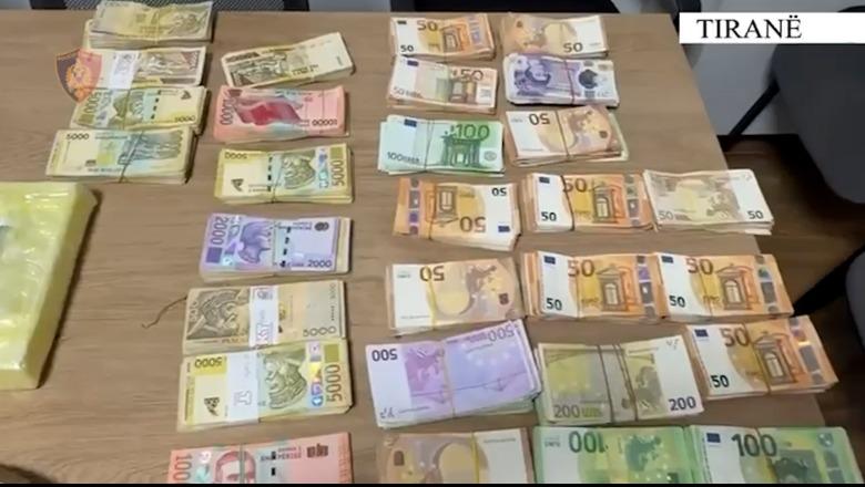 Furnizonin me kokainë disa grupe kriminale, 3 të arrestuar në Tiranë! Sekuestrohet 1 kg e 37 gram kokainë, 121 mijë euro dhe 60 milionë lekë