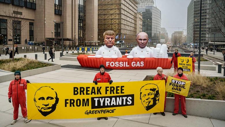 Bashkimi Europian i jep fund importeve të gazit rus, Greenpeace: Nuk duhet të kalojmë nga një varësi në tjetrën!