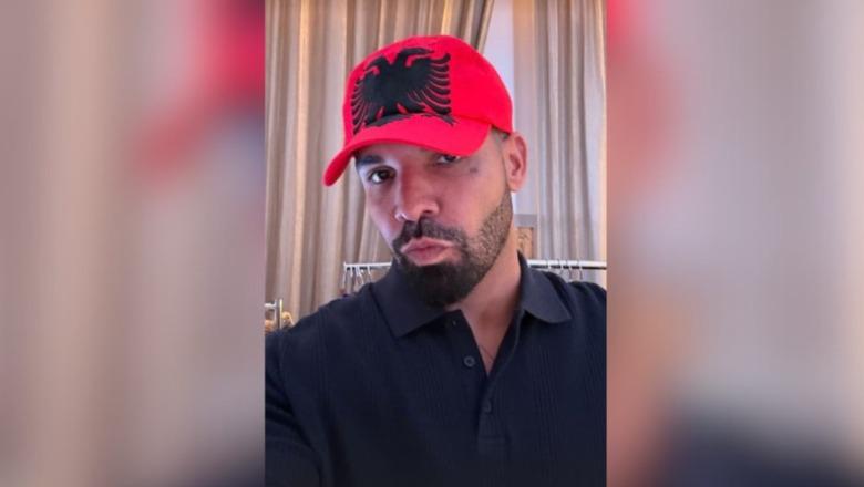 Një tjetër gjest simbolik! Drake shfaqet përsëri me simbolin kombëtar shqiptar