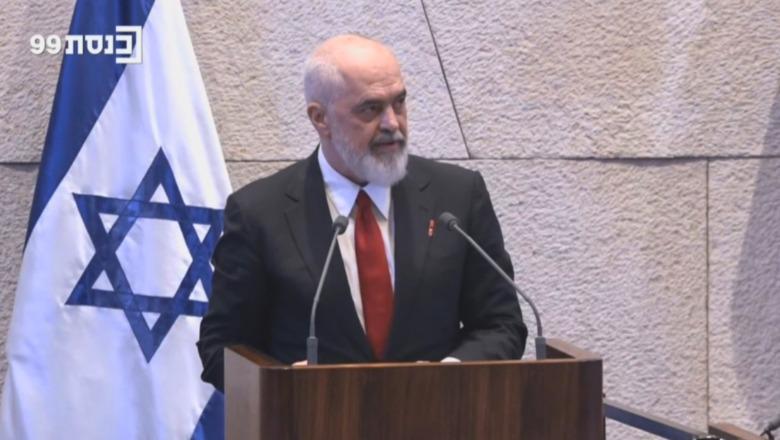 Fjala e PLOTË e kryeministrit Rama në parlamentin izraelit: Kur të tjerët dorëzonin fqinjët e tyre hebrenj te nazistët, shqiptarët i ruanin në siguri