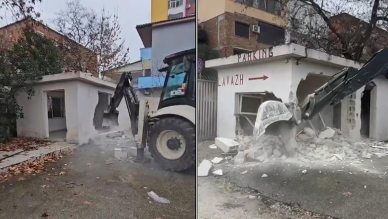 IMT në aksion për prishjen e objekteve pa leje në Tiranë: Vijon puna (VIDEO)