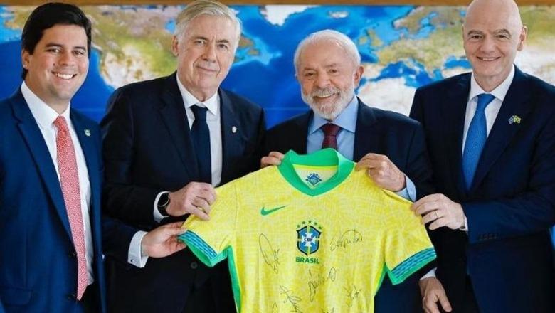 Presidenti i Brazilit takon Ancelottin: Pasi të fitosh Botërorin eja drejto Corinthinasin tim