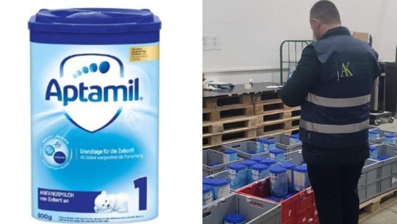 Qumësht formule bebesh me toksina të rrezikshme, Autoriteti Kombëtar i Ushqimit tërheq nga tregu produktin ‘Aptamil 1 Prontura’
