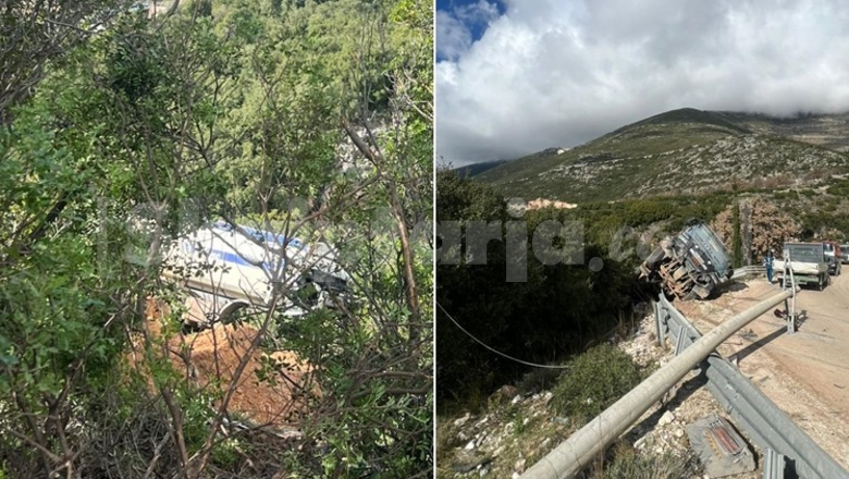 Përmbyset kamioni në zonën e Palasës, 3 të lënduar! Njëri dërgohet me urgjencë drejt spitalit të Vlorës