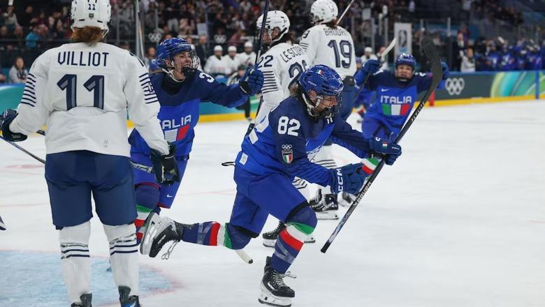 Lojërat Olimpike Dimërore, Italia merr fitoren historike në hokej për vajza