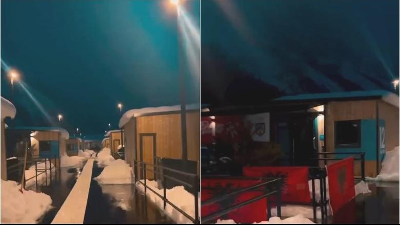 VIDEO/ Brenda Fshatit Olimpik në Cortina, flamujt e Shqipërisë 'veshin' Olimpiadën Dimërore