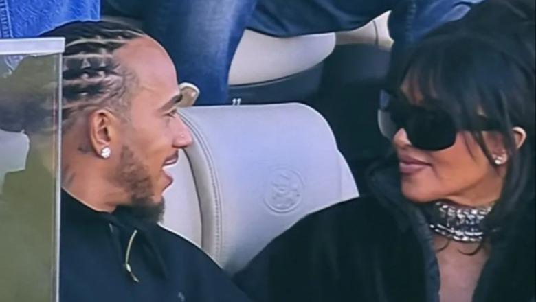 S’ka dyshime për çiftin e ri të të famshmëve, Kim Kardashian dhe Lewis Hamilton shfaqen bashkë në Super Bowl