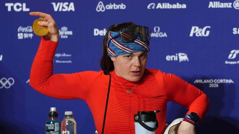 'Milano Cortina'/ Ndodh edhe kështu, Breezy Johnson thyen medaljen e artë