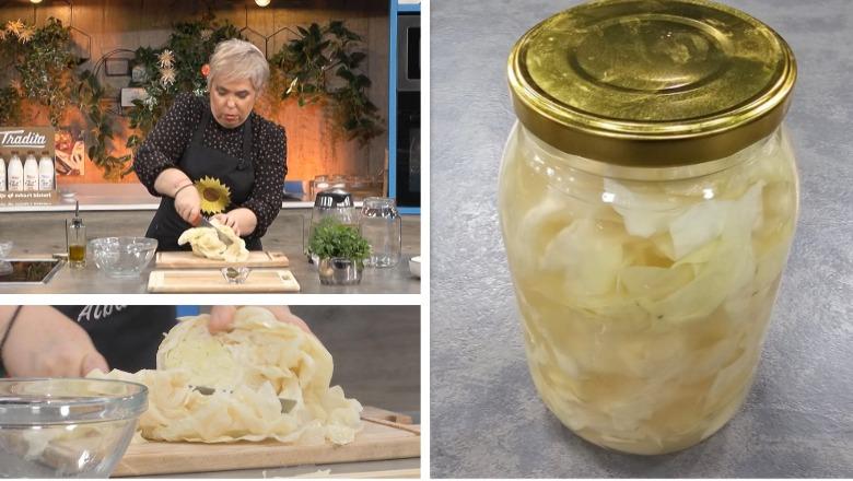 Turshi me lakër të bardhë nga zonja Albana