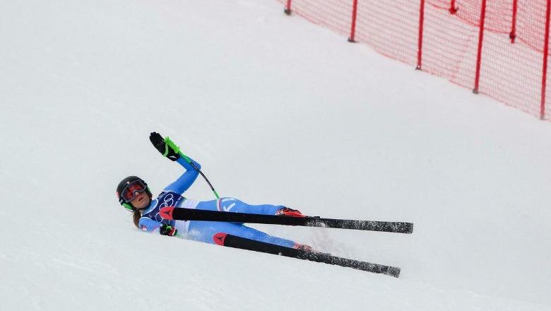 'Milano Cortina'/ Ishte shpresa e madhe e Italisë, Sofia Goggia rrëzohet në pistë dhe i jep lamtumirën medaljes