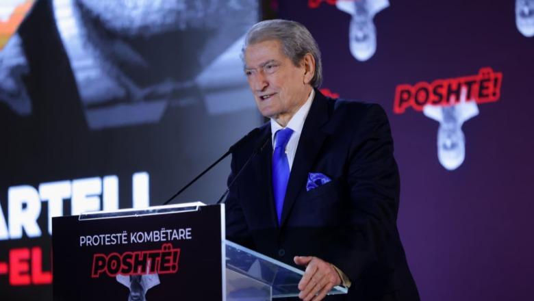 Protesta e PD/ Berisha: Rama armiku më i pamëshirshëm i Shqipërisë, po rrezikon anëtarësimin e Shqipërisë në BE me vjedhjet e tij