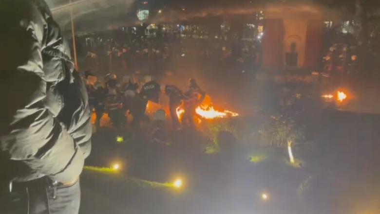 Braçe dënon ashpër dhunën në protestën e Berishës: Përpjekje për të vrarë policët në detyrë