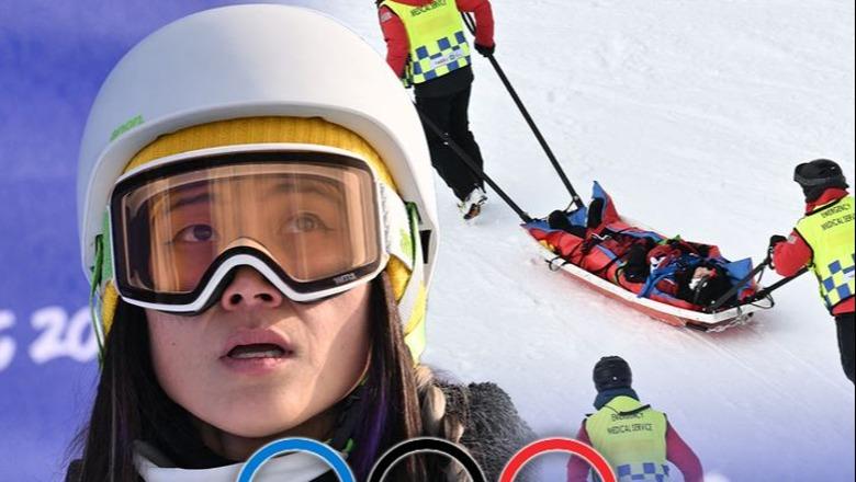 VIDEO/ Frikë në Olimpiadën 'Milano Cortina', kinezja Liu Jiayu rrëzohet keq dhe pëson dëmtim të rëndë! Transportohet me urgjencë në spital
