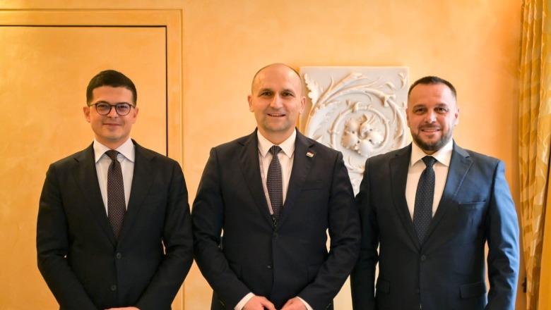 Konferenca e Sigurisë në Mynih, Ministri Vengu takim me homologët Anušić dhe Maqedonci: Aleanca Shqipëri-Kroaci-Kosovë, një bosht i rëndësishëm për paqen