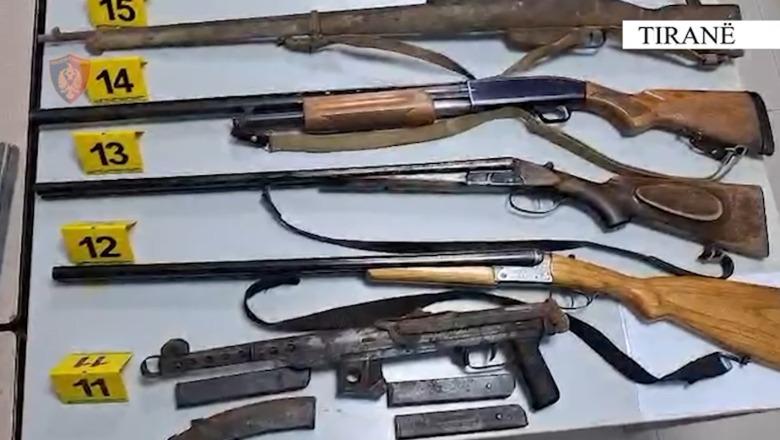 Tiranë/ E kishte kthyer shtëpinë në 'arsenal armësh', arrestohet 63-vjeçari (EMRI+VIDEO)