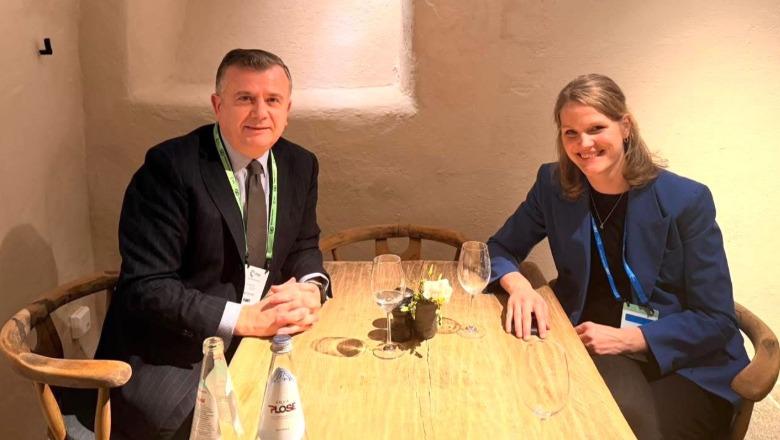 Bashkëpunimi Shqipëri–Gjermani! Balla takon në Mynih deputeten e Bundestagut Sonja Eichwede