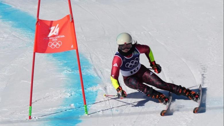 'Milano Cortina'/ Lara Colturi e pafat, e mbyll garën e Slalomit Gjigant në vendin e 16-të! Semire Dauti renditet e 44-ta, Italia merr të artën