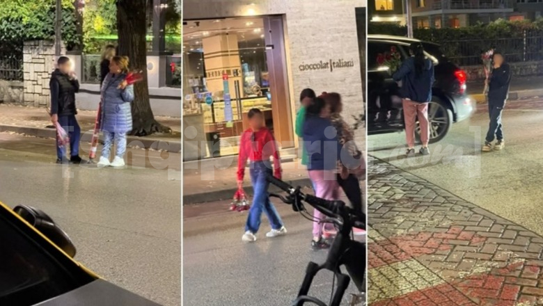 Tiranë/ 8 të arrestuar për shfrytëzim të miturish, detyronin fëmijët e komunitetit rom për të shitur lule (VIDEO)