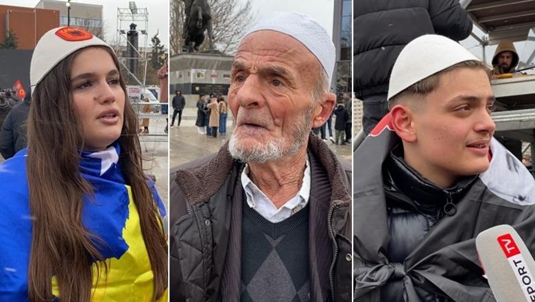 Protesta në Prishtinë për ish krerët e UÇK-së, qytetarët për Report Tv: Pavarësia, jo e plotë pa ta! Janë të pastër si loti