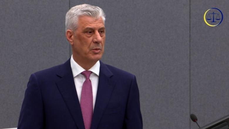 Seanca përmbyllëse në Hagë, nis fjala përfundimtare e Thaçit: Urime Kosovës për festën e pavarësisë 