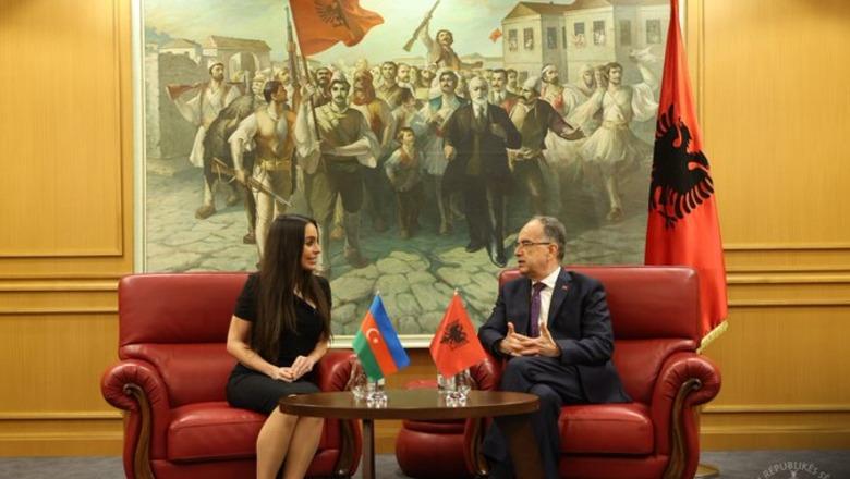 Presidenti Begaj dhe Leyla Aliyeva diskutojnë bashkëpunimin Shqipëri–Azerbajxhan