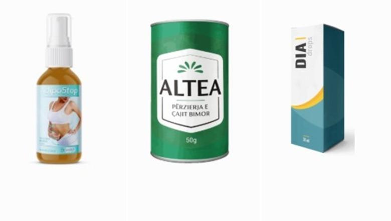 Çajra, kapsula e kremra bimorë, cilat janë disa nga produktet e skaduara që reklamonte firma 'Limited Charm' në internet