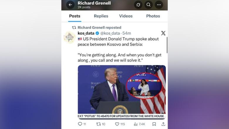 Richard Grenell poston mesazhin e Trump për Kosovën: Nëse keni probleme me Serbinë më telefononi