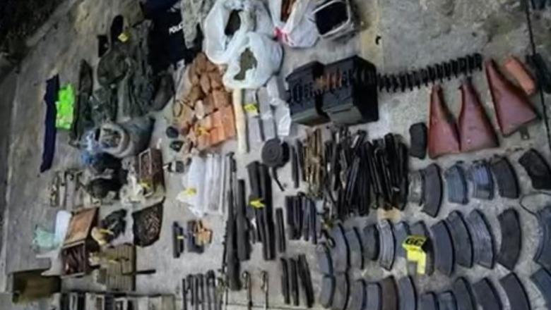 VIDEO/ Momenti kur policia mësyn në kasollen e kthyer në arsenal armësh