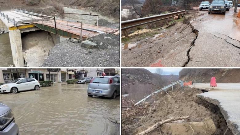 Shirat e dimrit nxjerrin në pah punimet e dobëta të rrugëve! Çarje në aksin Librazhd-Përrenjas, qarkullimi me një korsi! Shembje në Gjirokastër-Tepelenë, Qeparo-Kuç, Maliq-Gramsh