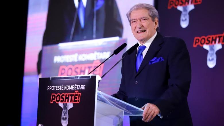 Berisha nga protesta: U ngritëm si feniksi nga hiri, sytë dhe mendjet e njerëzve janë te ne! Do shpëtojmë Shqipërinë