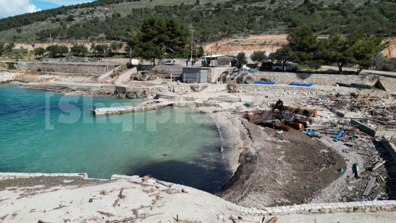 Turbullohen ujërat e kristalta të Ksamilit, shkak punimet për ndërtimin e shëtitores