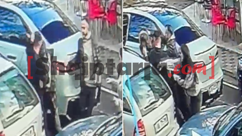 Buçpapaj dyshohet se e qëlloi sepse i bllokoi rrugën, dalin pamjet e vrasjes me thikë të Egli Pashollarit në Tiranë (VIDEO)