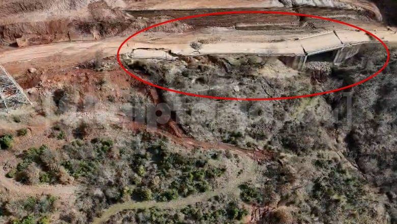 Degradimi i aksit Librazhd-Pogradec dhe bllokimi i qarkullimit drejt juglindjes, Report Tv sjell pamjet me dron