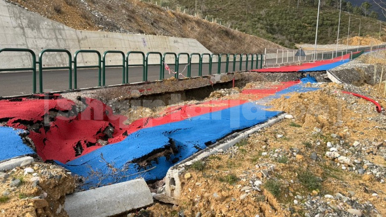 Pas shembjes së rrugës në segmentin Librazhd-Prrenjas, dëmtohet edhe asfalti në projektin e ‘Auto-moto Park’, Elbasan