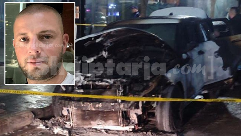 Përfshihet nga flakët 'Range Rover' në Pogradec, dyshohet e qëllimshme! Makina në pronësi të ish-policit Erion Maxhari, i arrestuar në 2018